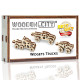 3D puidust pusle, Sõiduauto, Vidinad Veoautod, 44 tükki, woodencity, WR333_3670