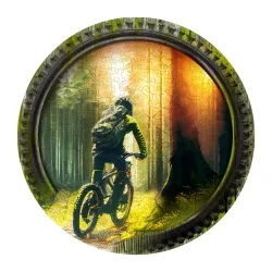 Koka puzle, Velosipēds mežā, 250, woodencity, HE 0300-L”