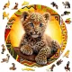 Koka puzle, Mīļais mazais Leopards, 250, woodencity, HE 0303-L