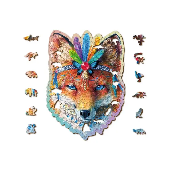 Koka puzle, Mistiskā lapsa, 250, woodencity, HE 0094-L