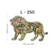 Koka puzle, Lauvas Rēciens, 250, woodencity, HE 0150-L