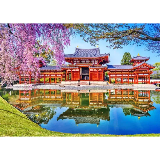 Koka puzle, Byodo-in Templis, Kioto, Japāna, 500, woodencity, NB 505-0123-L