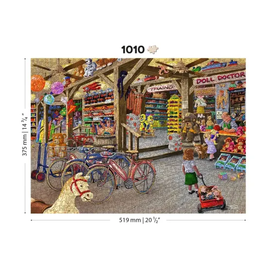 Koka puzle, Rotaļlietu veikalā, 1000, woodencity, US 0044-XL