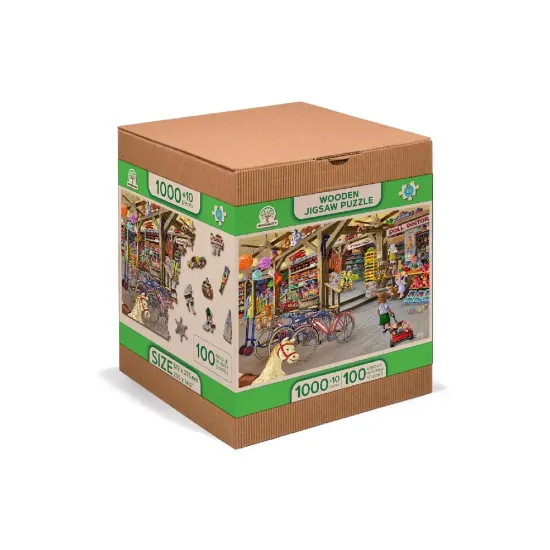 Koka puzle, Rotaļlietu veikalā, 1000, woodencity, US 0044-XL