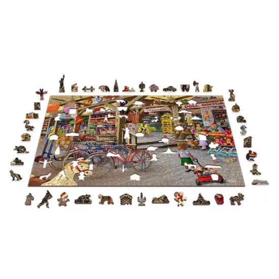 Koka puzle, Rotaļlietu veikalā, 1000, woodencity, US 0044-XL