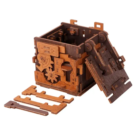 3D puidust pusle, Põgenemistoa puslekarp, 149 tükki, woodencity, WR354