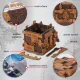 3D puidust pusle, Põgenemistoa puslekarp, 149 tükki, woodencity, WR354