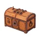 3D koka puzle, Bēgšanas istaba Dārgumu lāde, 165 gab, woodencity, WR355