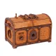 3D koka puzle, Bēgšanas istaba Dārgumu lāde, 165 gab, woodencity, WR355