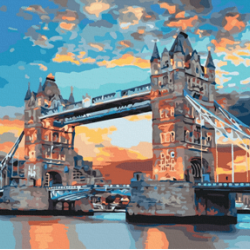 Glezna pēc numuriem, Londona vakara svelmē, 40x50, Oh-art, ANG166