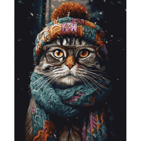 Painting by numbers, Cat, 40x50, Oh-art, ANG573