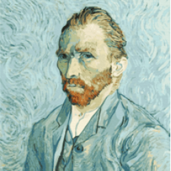 Glezna pēc numuriem, Van Gogs, 40x50, Oh-art, GX6788