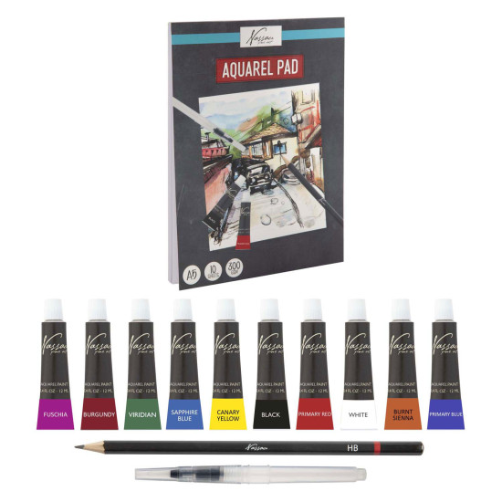 Aquarel Paint Box 13 pcs, Grafix, ARO526/GE